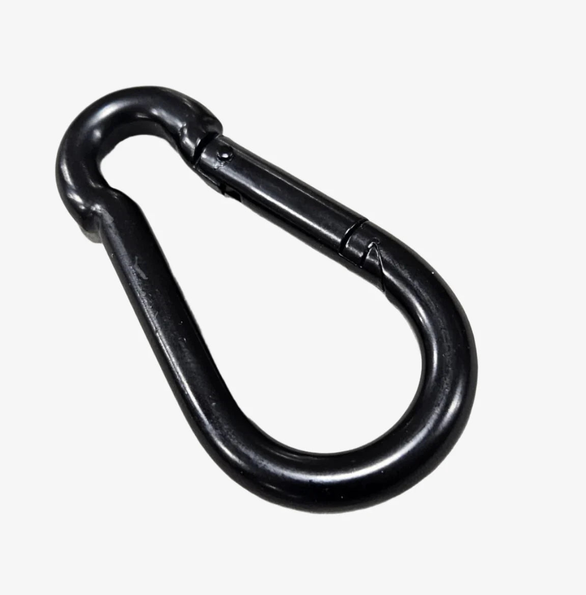 Karabinek strażacki, czarny lakierowany