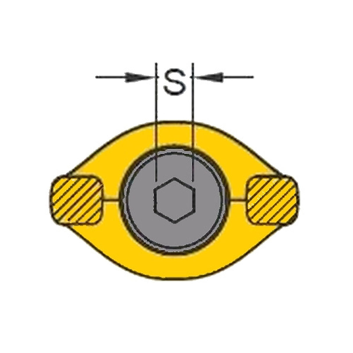 Punkt mocujący obrotowy z blokadą typ 291K, klasa 8, YOKE