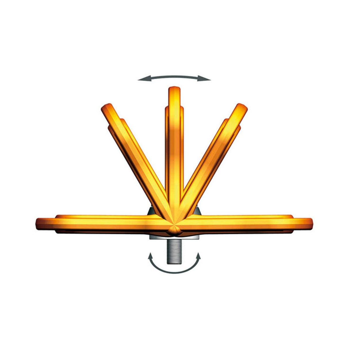 Punkt mocujący obrotowo uchylny wkręcany - PLBW - Pewag Winner Profilift