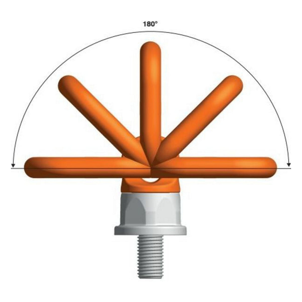 Punkt mocujący obrotowo uchylny wkręcany - PLDW - Pewag Winner Profilift
