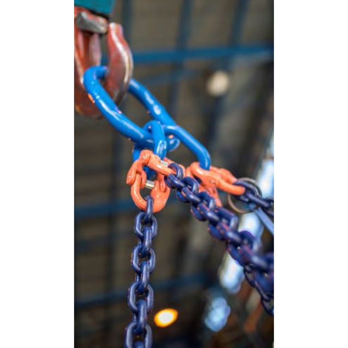 Łańcuch do podnoszenia o wysokiej wytrzymałości, klasa 10, niebieski, CHAIN FACTORY ČESKÁ VES