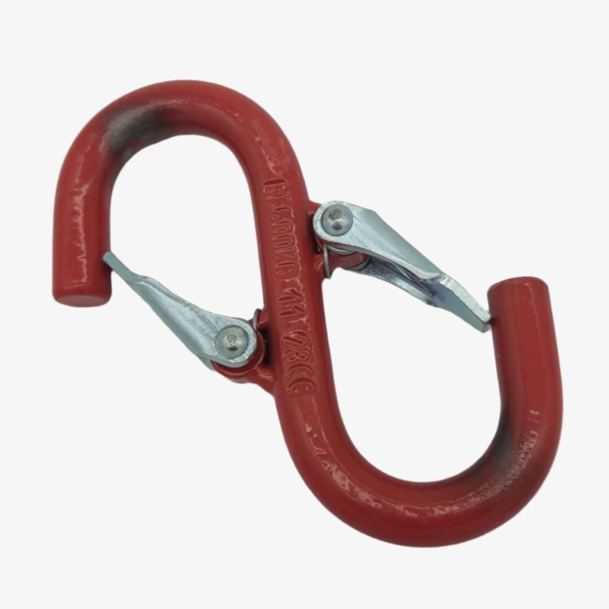 S-Hak otwarty z zabezpieczeniem klasa 8, typ-162, czerwony