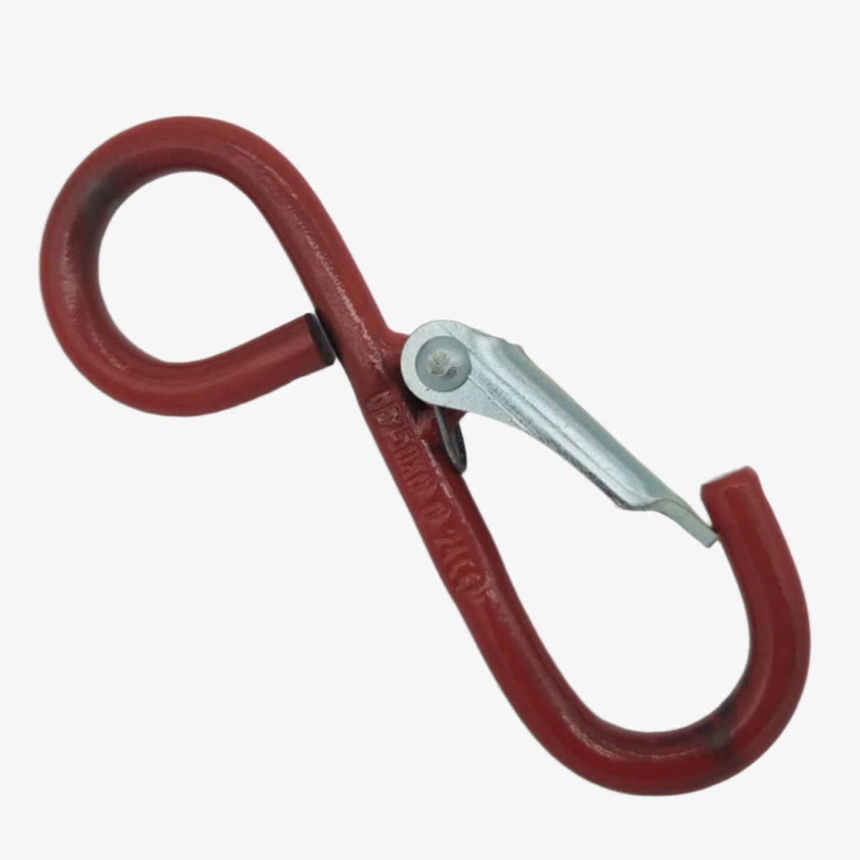 S-Hak zamknięty poszerzony z zabezpieczeniem klasa 8, typ-175, czerwony