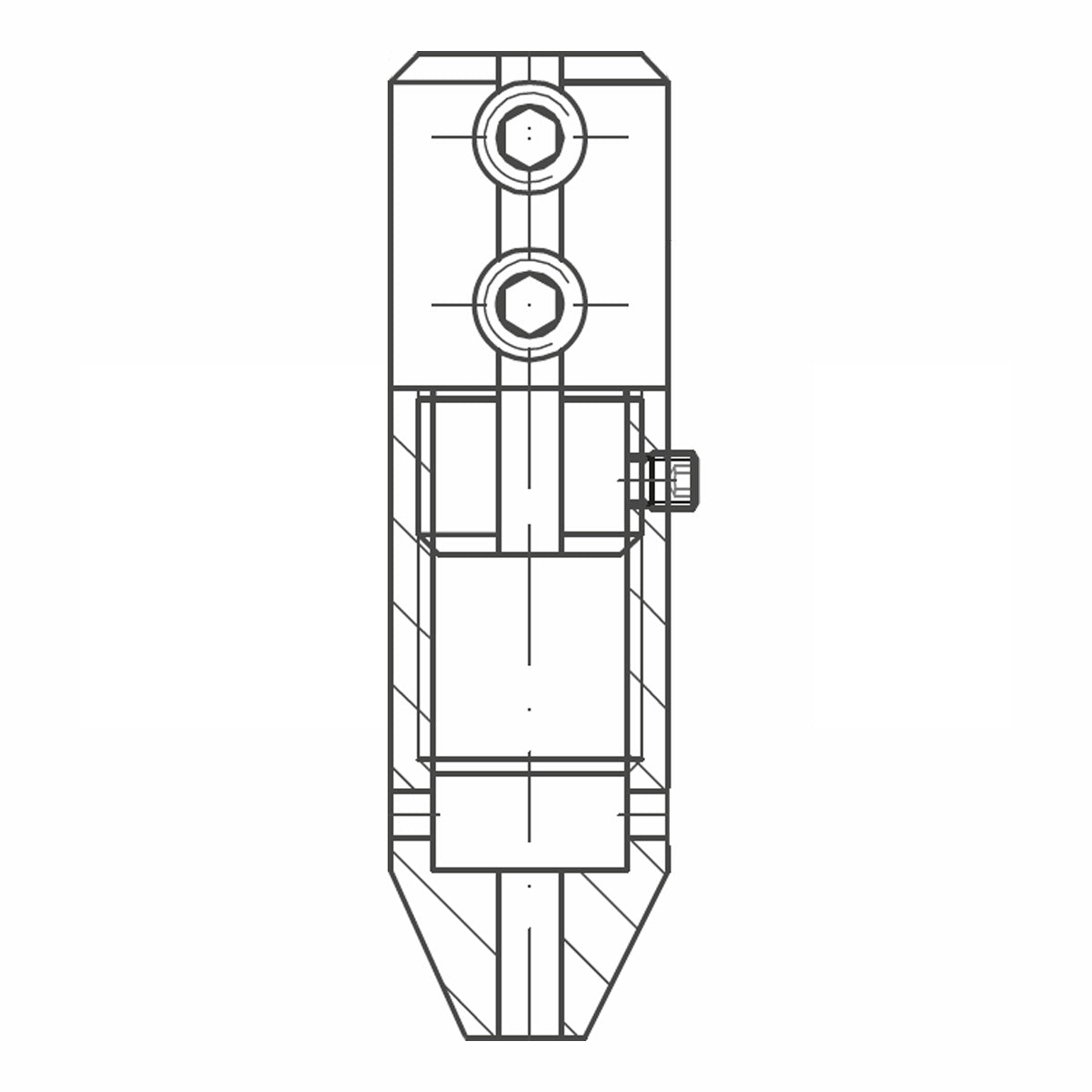 ASS - Złącze cylindrowe nierdzewne z głową