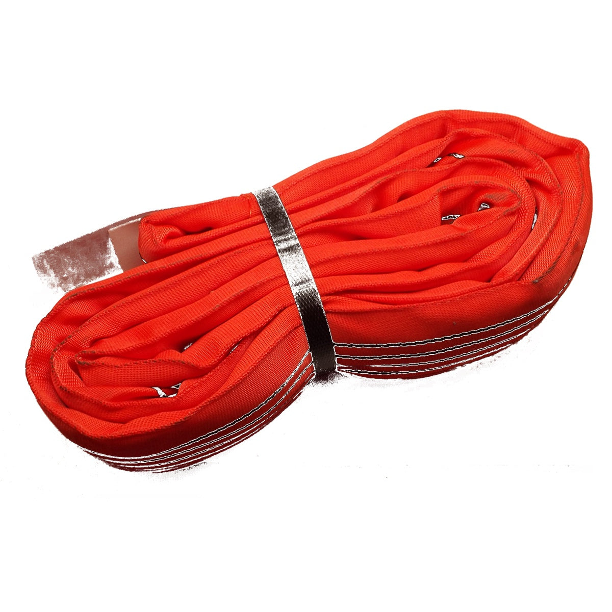 RSK 5000kg Zawiesie wężowe o obwodzie zamkniętym, wzmocnione, czerwone