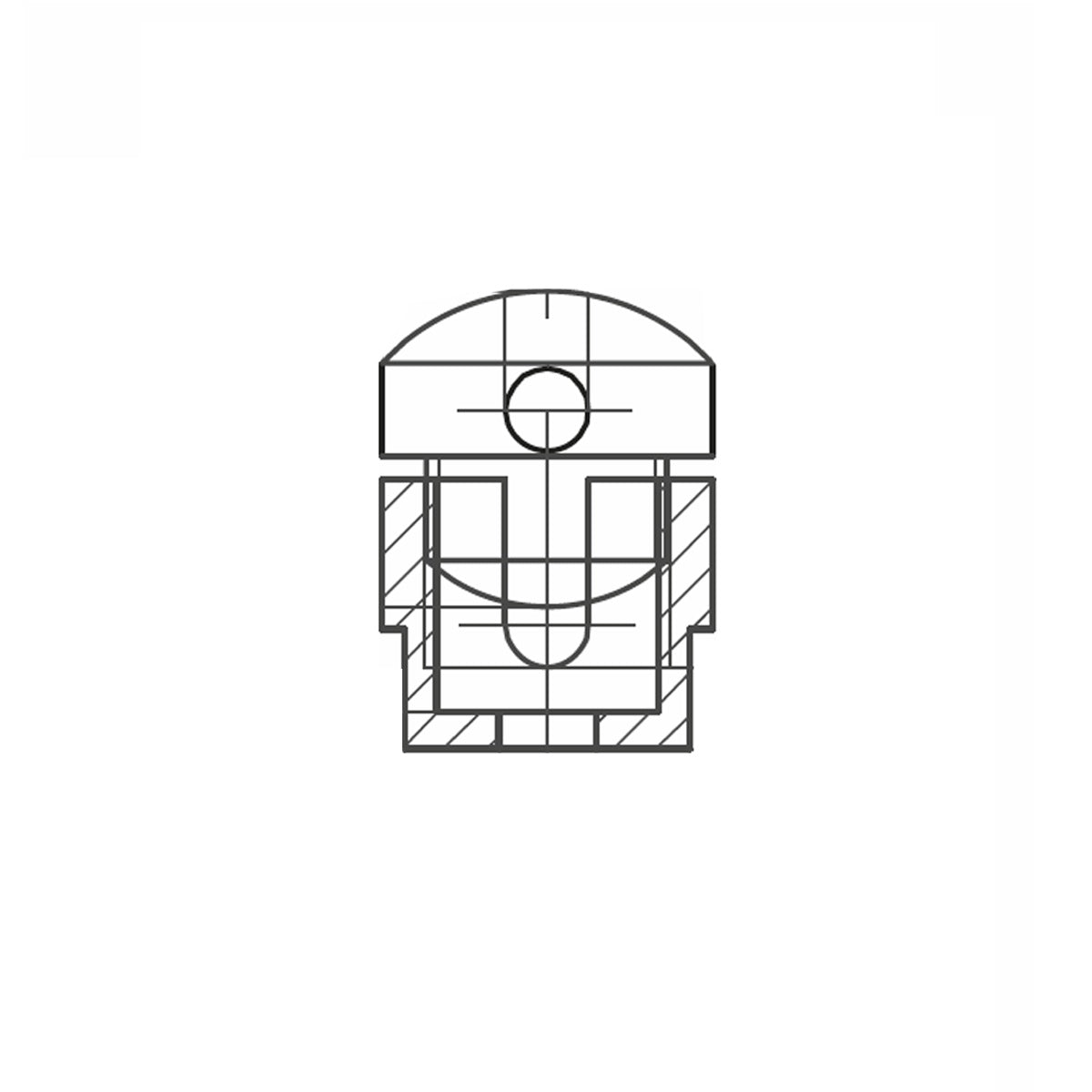 ASS - Zacisk do lin wkręcany nierdzewny narożny - 332017