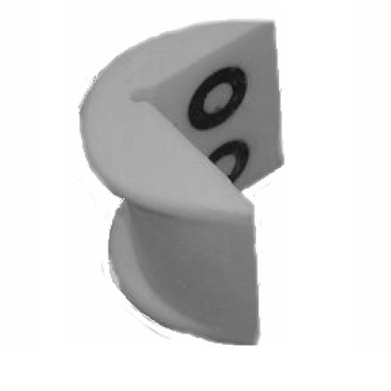 PU - osłona kątowa poliuretanowa, typ KW, z magnesami