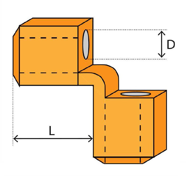 PU - osłona kątowa poliuretanowa, typ KWS dla stalowe liny