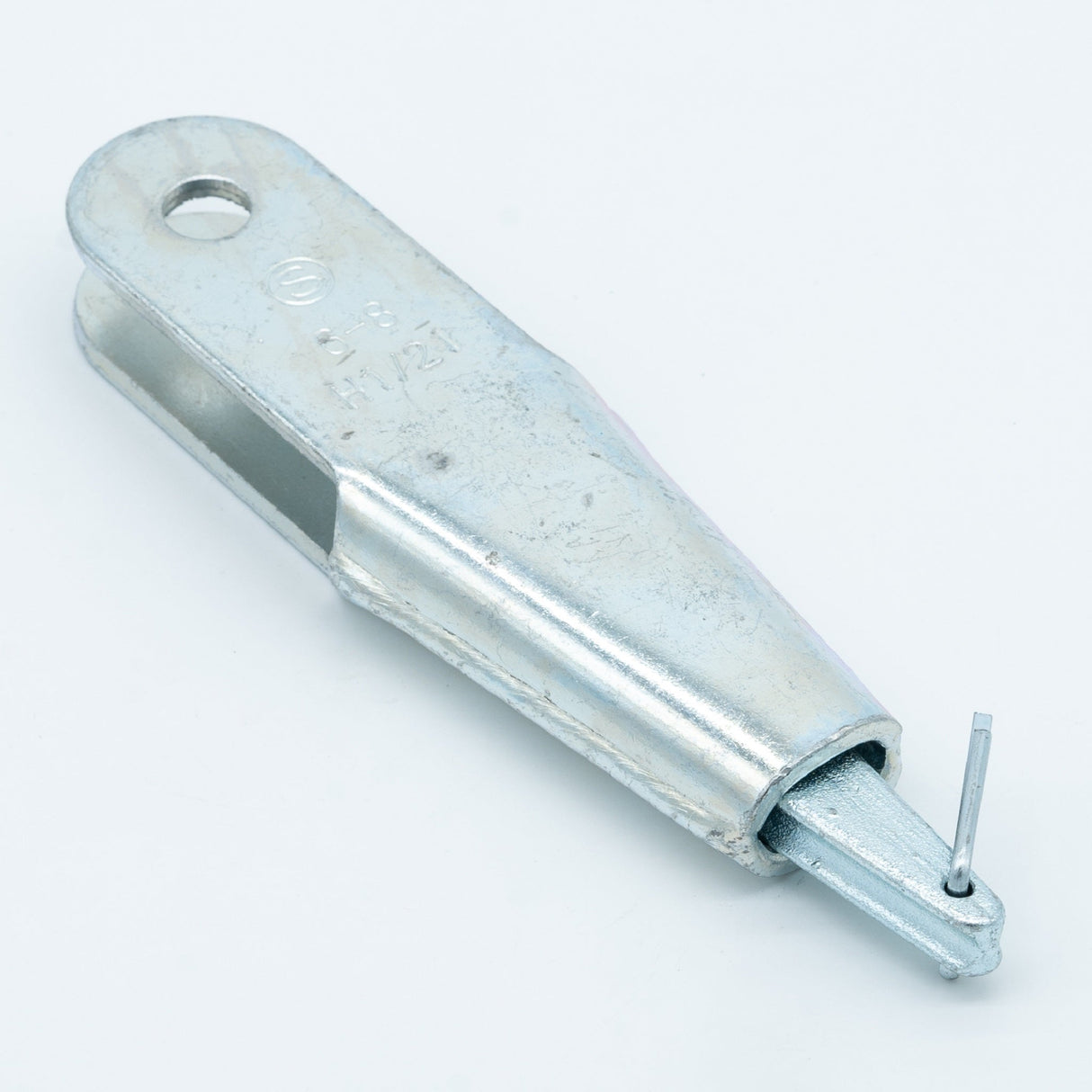 Końcówka symetryczna do lin stalowych, ocynkowany DIN 15315