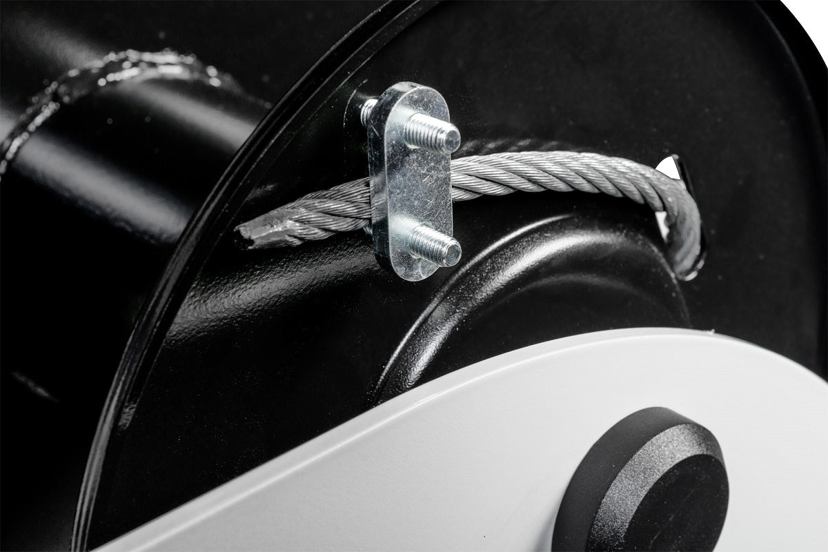 Wciągarka linowa ręczna GEBUWIN model WW, z przekładnią ślimakową, lakierowana GR