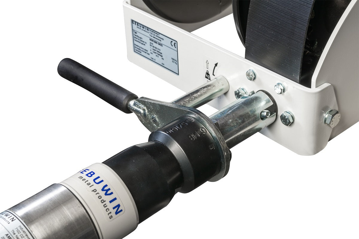 Wciągarka linowa ręczna GEBUWIN model WW, z przekładnią ślimakową, lakierowana GR