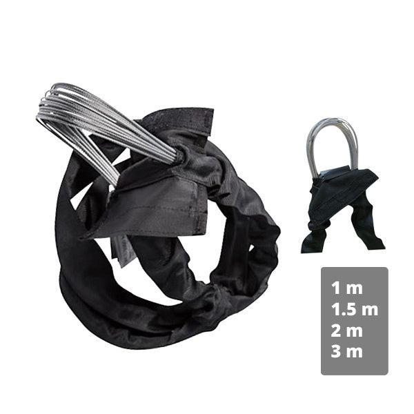 Zawiesie wężowe bezkońcowe ELLER Czarny, rdzeń stalowy, nośność 1000 kg