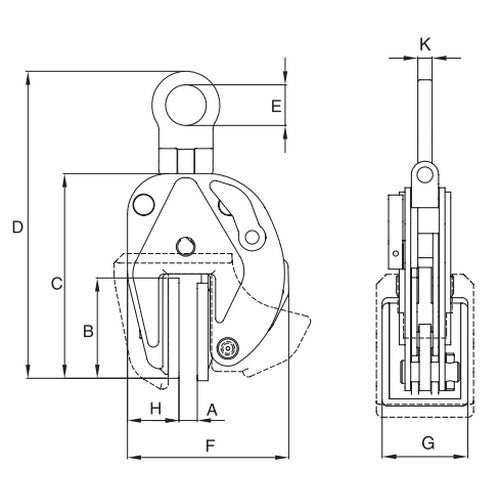 Uchwyt do podnoszenia pionowego IPNM10N - CROSBY
