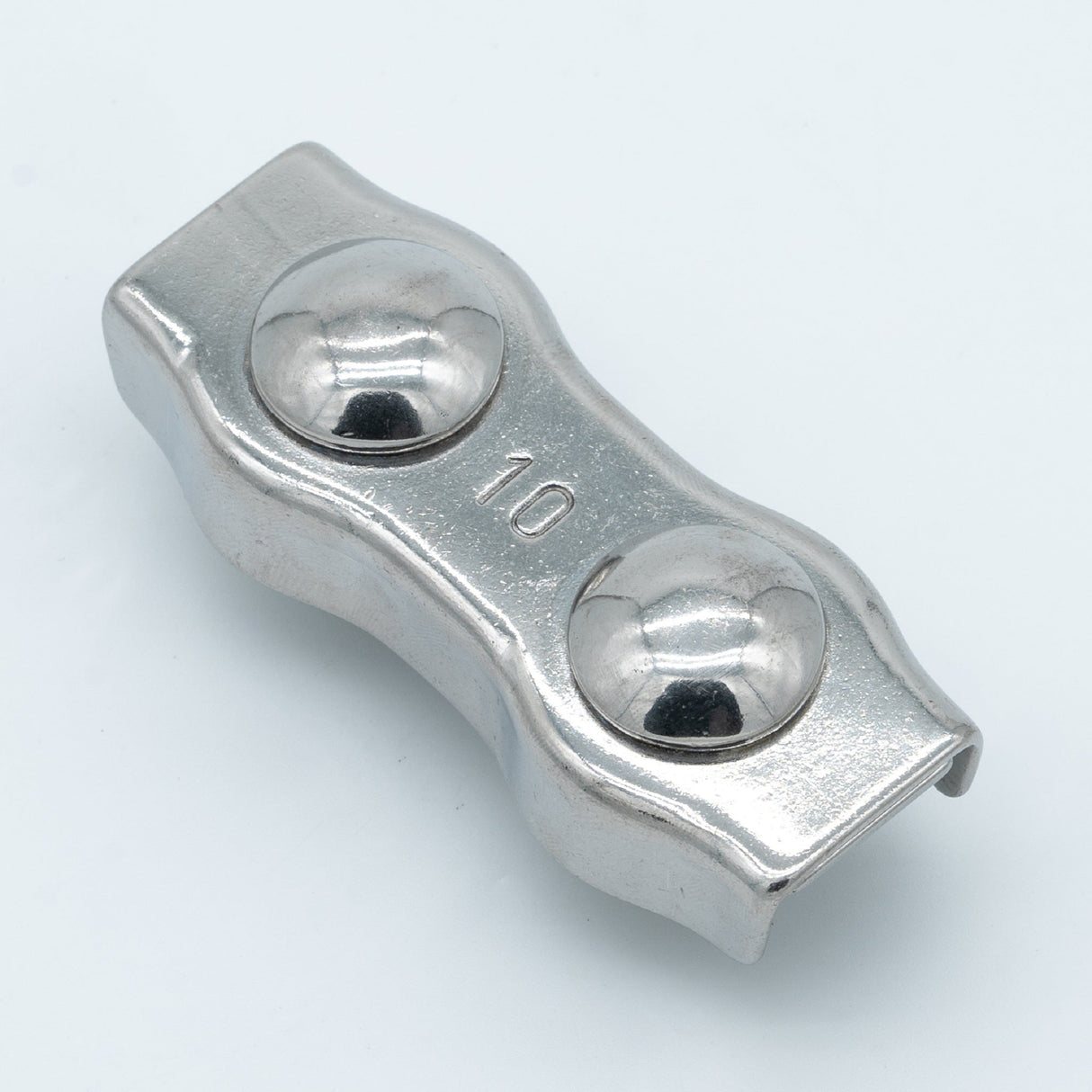 Zacisk linowy siodełkowy nierdzewny DUPLEX - AISI316 (A4)