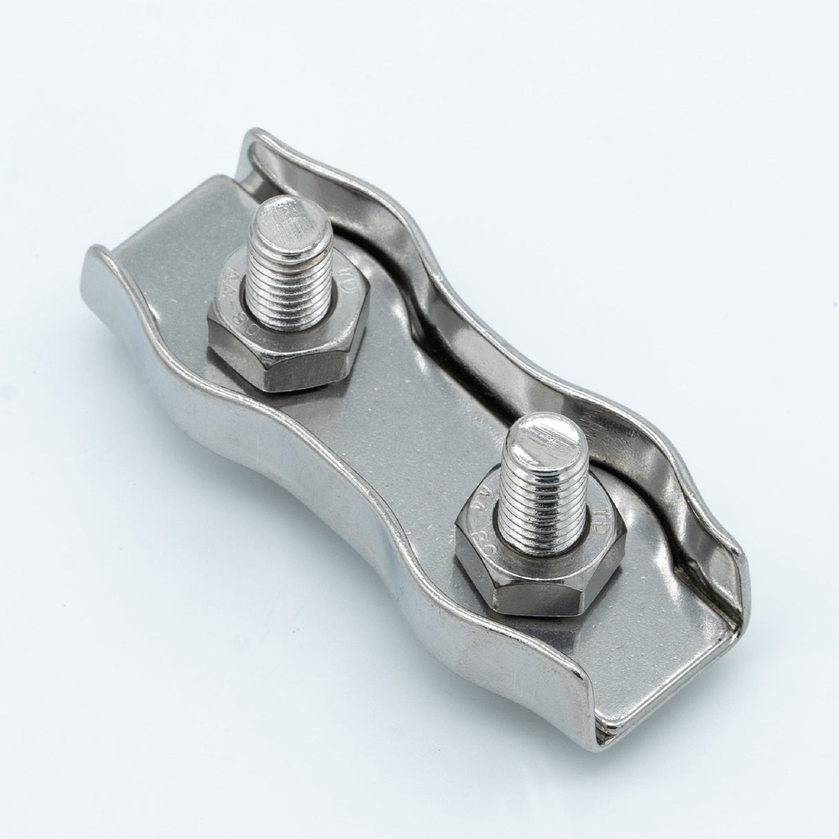 Zacisk linowy siodełkowy nierdzewny DUPLEX - AISI316 (A4)