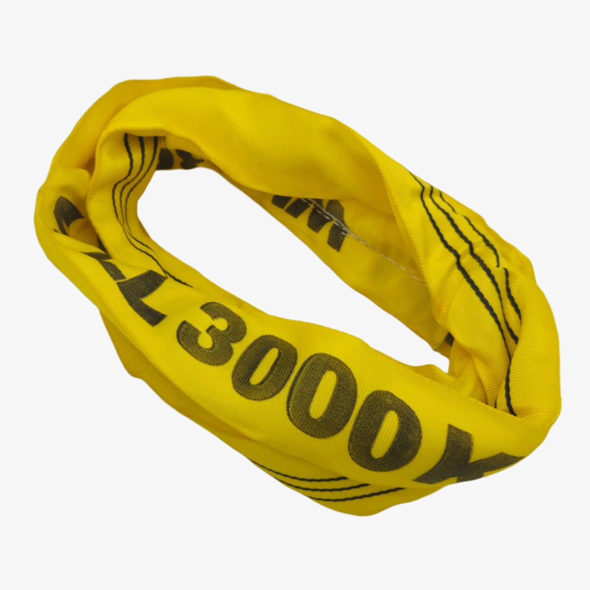 RSK 3000kg Zawiesie wężowe o obwodzie zamkniętym, wzmocnione, żółte