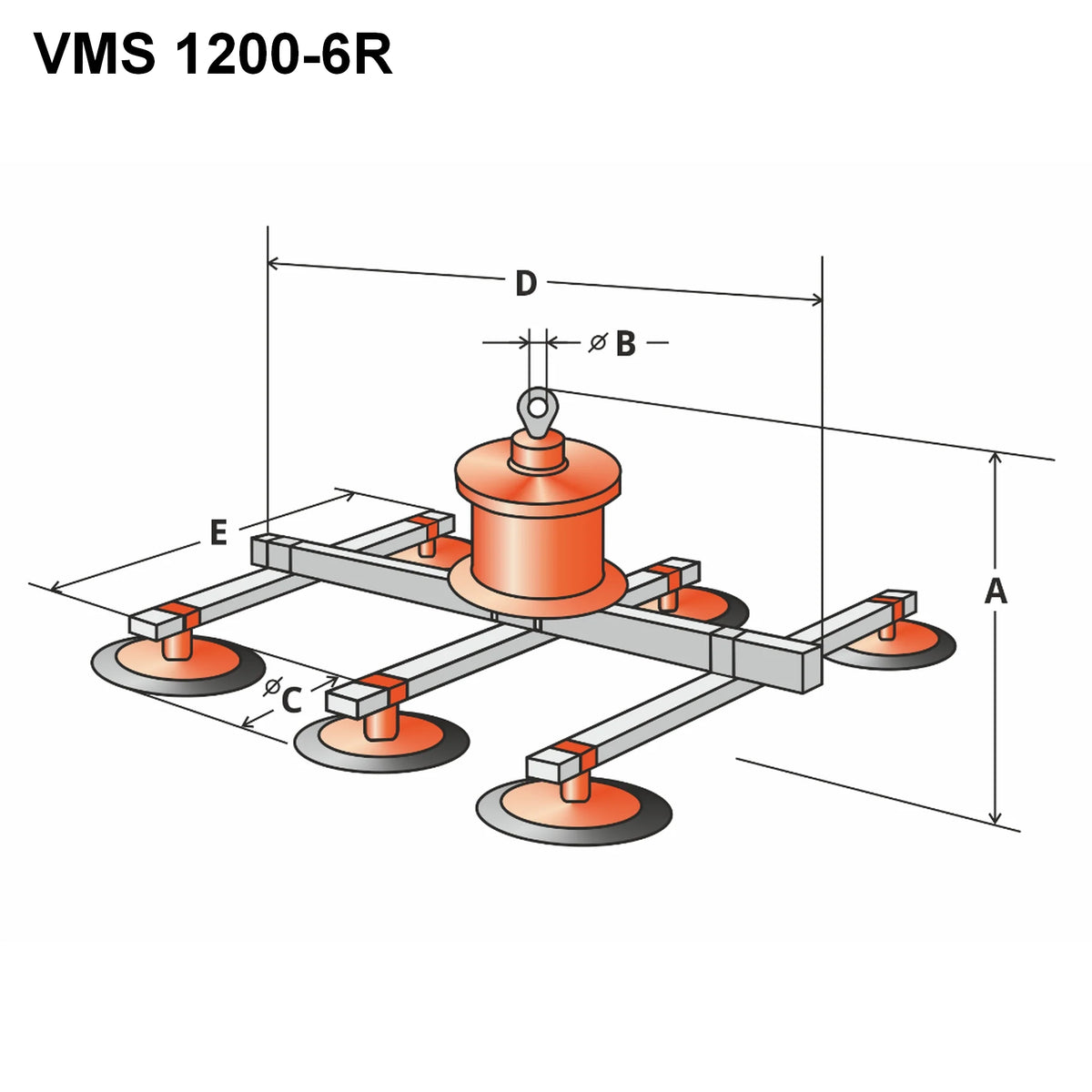 Próżniowy samozasysający manipulator VMS 1200