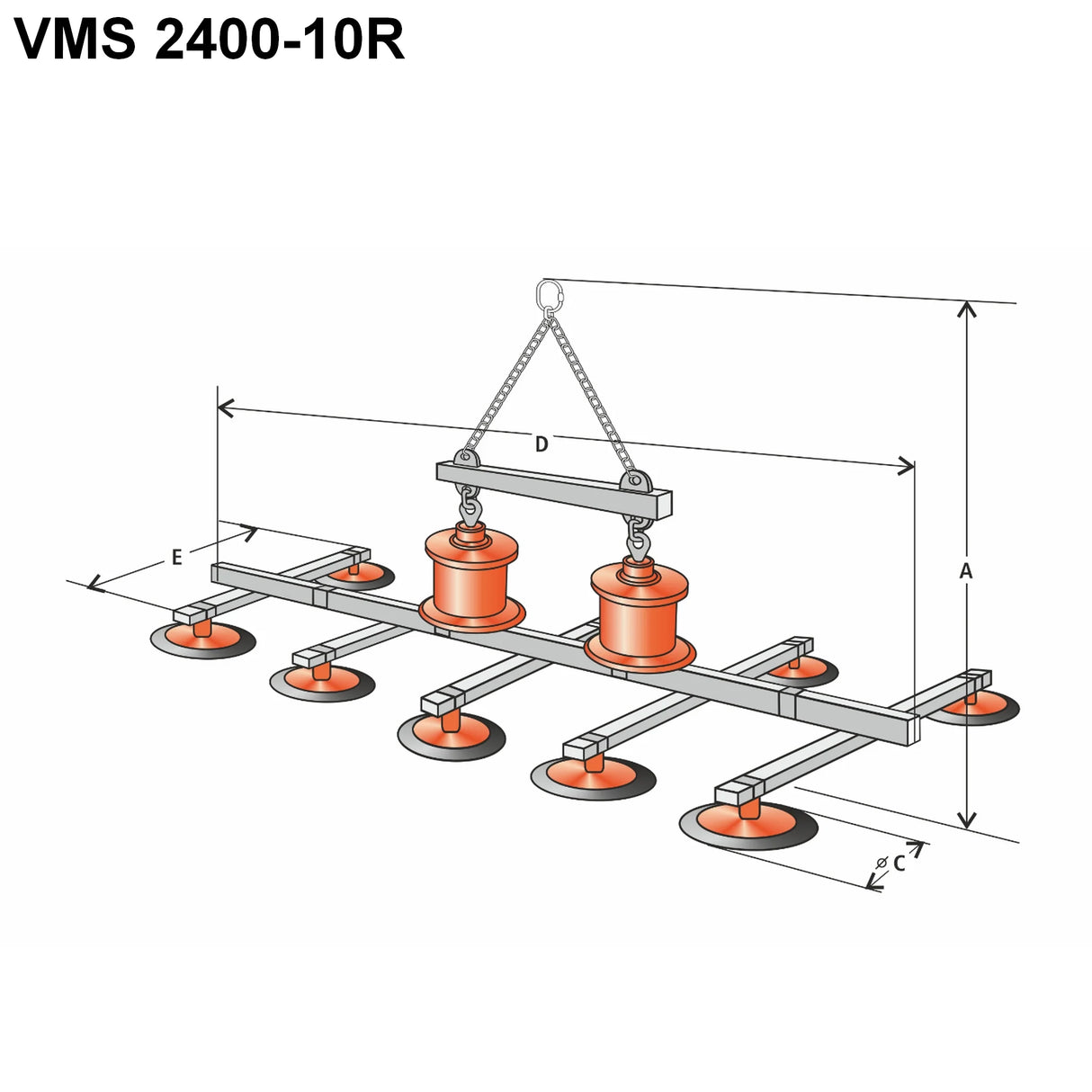 Samozasysający manipulator próżniowy VMS 2400