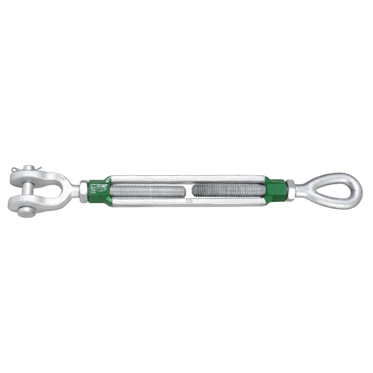 Ściągacz oczko–widełki ocynkowany Green Pin, VAN BEEST