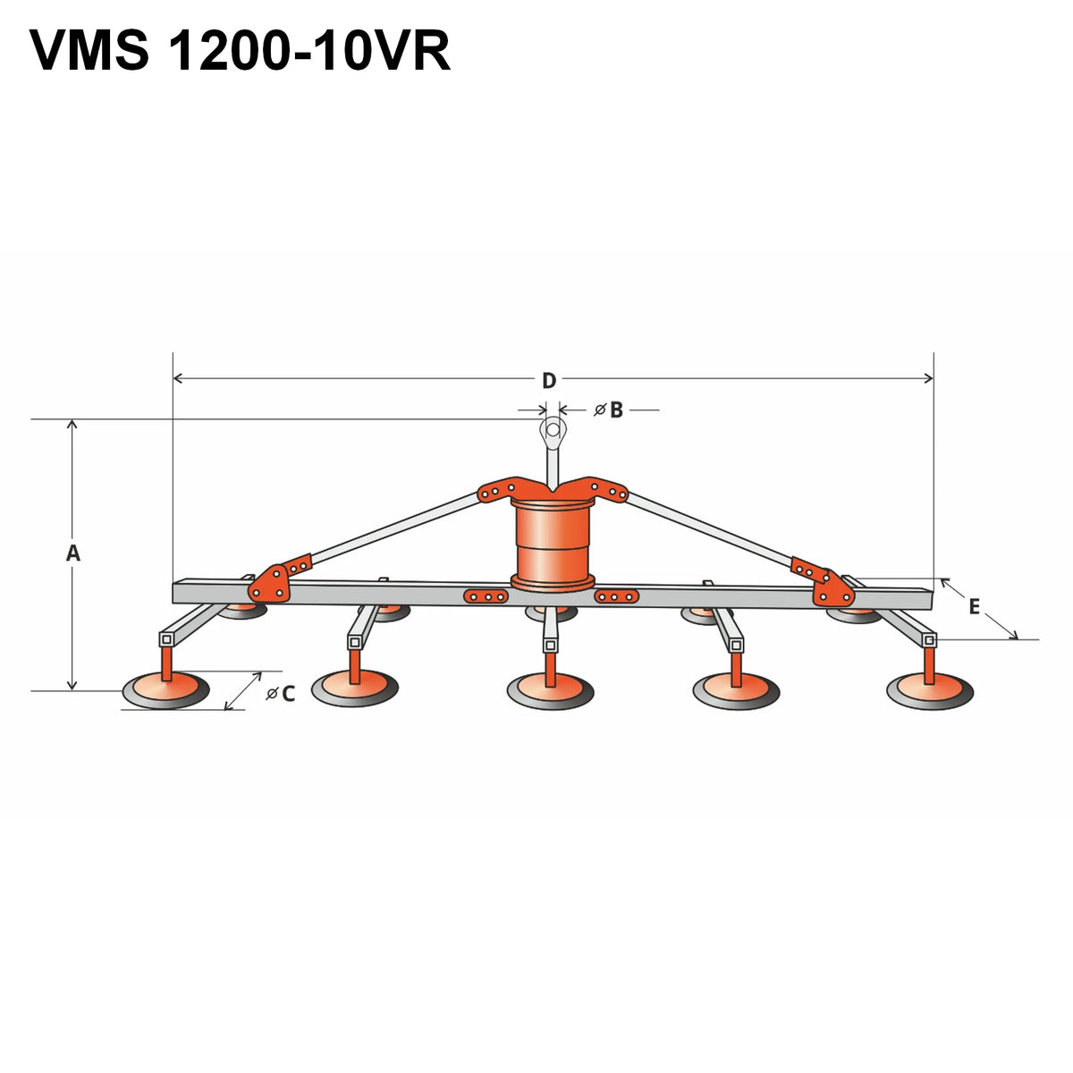 Próżniowy samozasysający manipulator VMS 1200