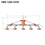Próżniowy samozasysający manipulator VMS 1200