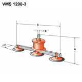 Próżniowy samozasysający manipulator VMS 1200