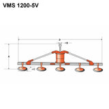 Próżniowy samozasysający manipulator VMS 1200