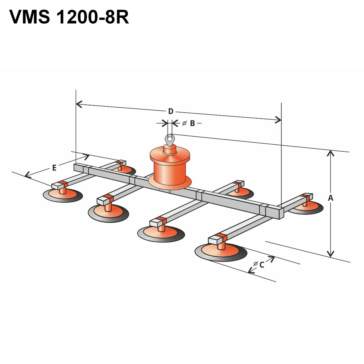 Próżniowy samozasysający manipulator VMS 1200