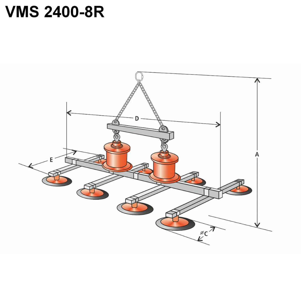Samozasysający manipulator próżniowy VMS 2400