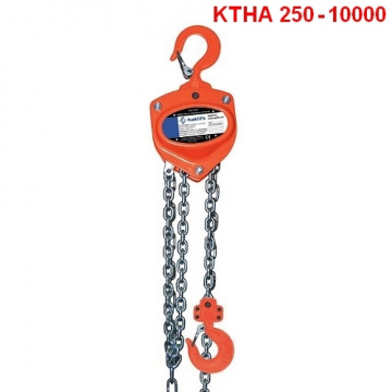 Wciągnik łańcuchowy ręczny typ KTHA 250 - 20000kg, HAKLIFT