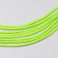 PP - sznur skręcany ⌀4mm PARACORD, zielony fluorescecyjny , szpula 100m